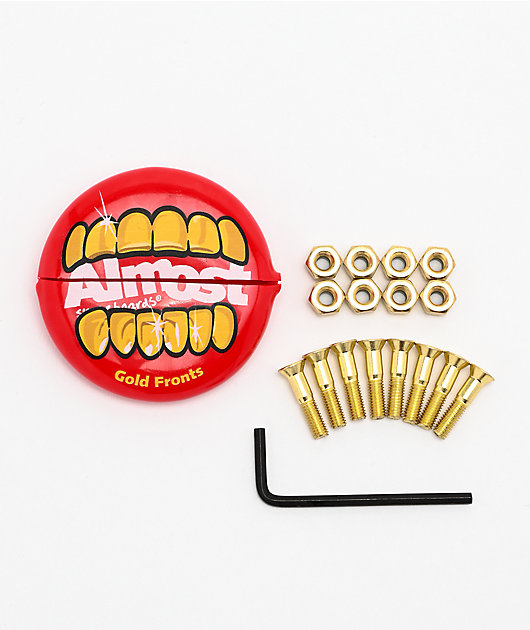 Almost Gold Fronts 1" Skateboard Hardware